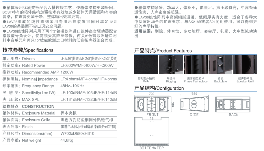 LAV36参数